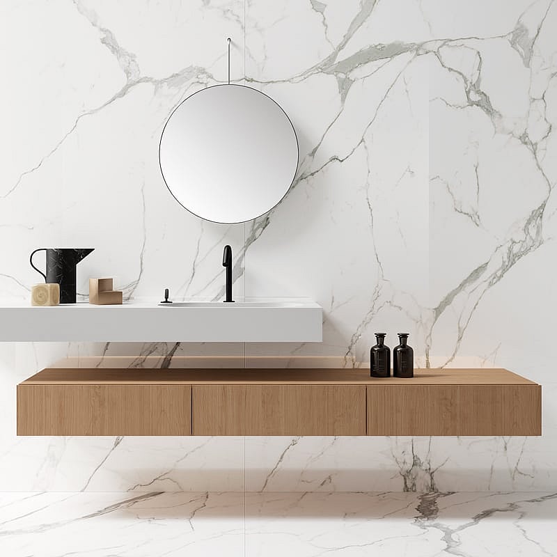 Calacatta Hvid Blank 120x120