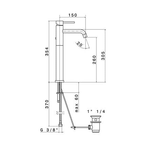 Newform XT Bowlearmatur Krom (Partivare)