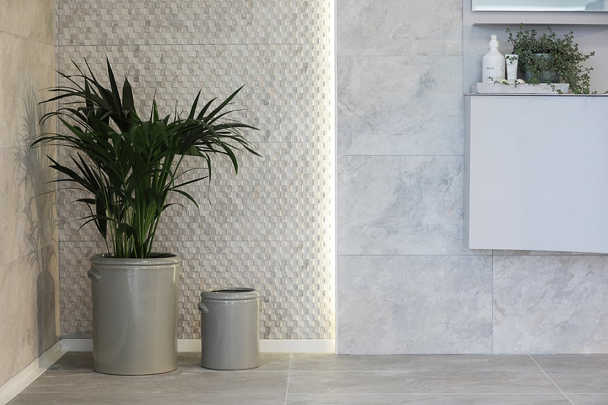 Fantasm Grå Dekor 33,3x100