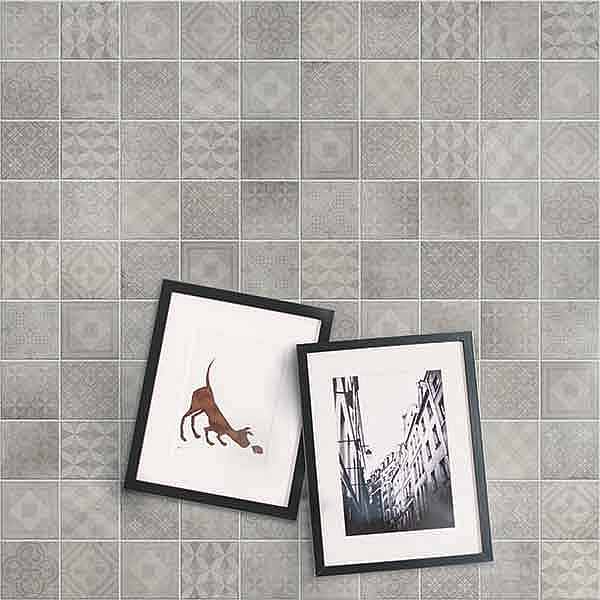 Røskva Lysegrå Dekor 10x10