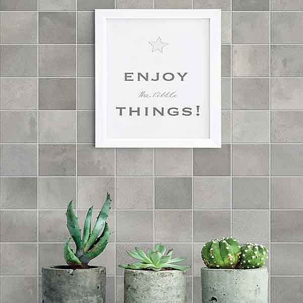 Røskva Lysegrå Dekor 10x10