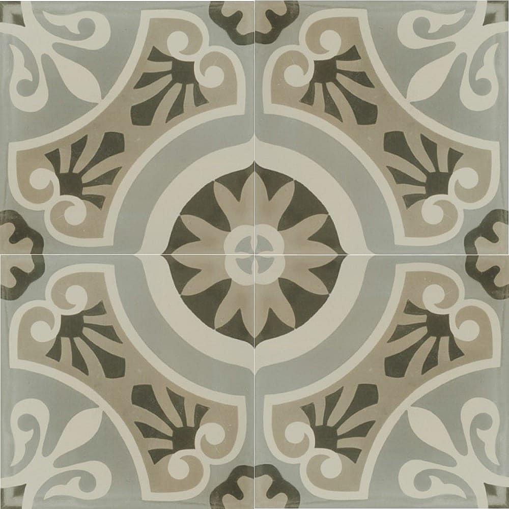 New York Pattern Grå 30x30