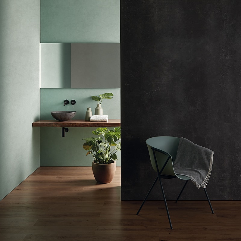 Nilen Vask Mat Sort Ø40