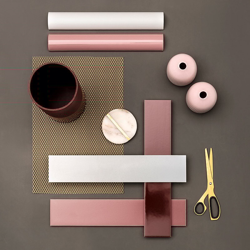 Mano Vase Maroon