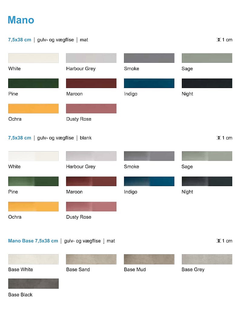 Mano Maroon Glossy 7,5x38