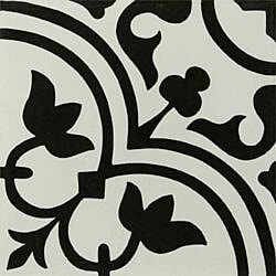 New York Pattern Sort/Hvid 30x30