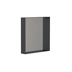 Spejl med Hylderamme 40x40 matsort