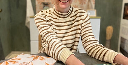 Tanja Foged m. eget flisedesign, Fanø.