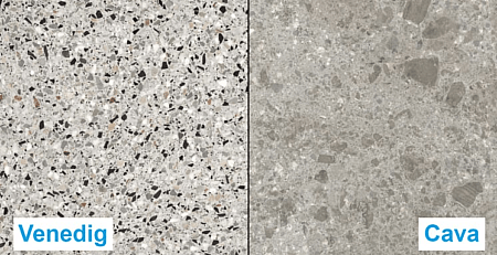 To nye fliseserier inspireret af den klassiske terrazzo