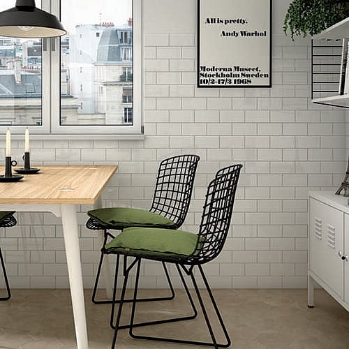 Flat White Metro Mat 7,5x15