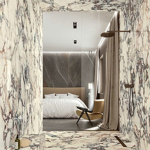 Calacatta Viola badeværelsesflise