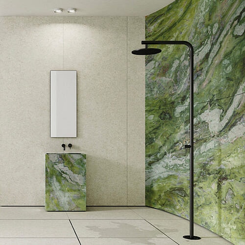 Grøn flise Connemare Blank