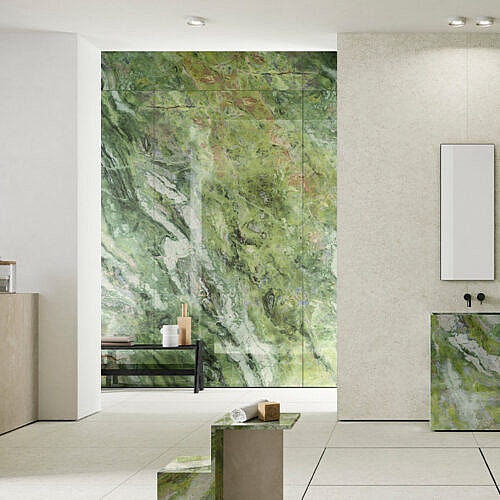 Grøn flise Connemare Blank