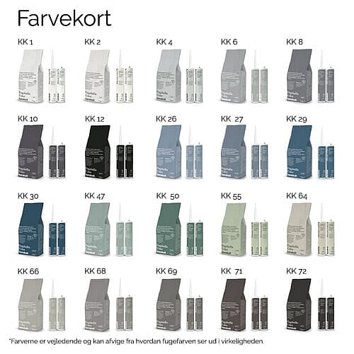 Fugabella farvekort nr.1