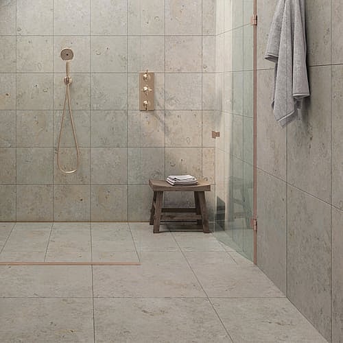 Jura Beige Keramiske gulv- og vægfliser i kalkstenslook