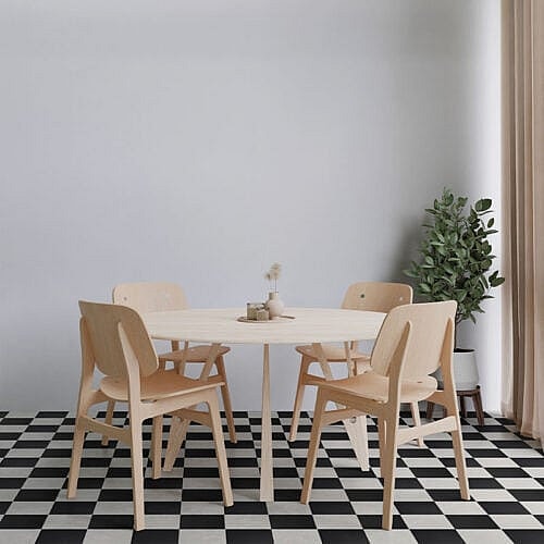 Aura White 15x15 – hvid porcelænsflise til væg og gulv