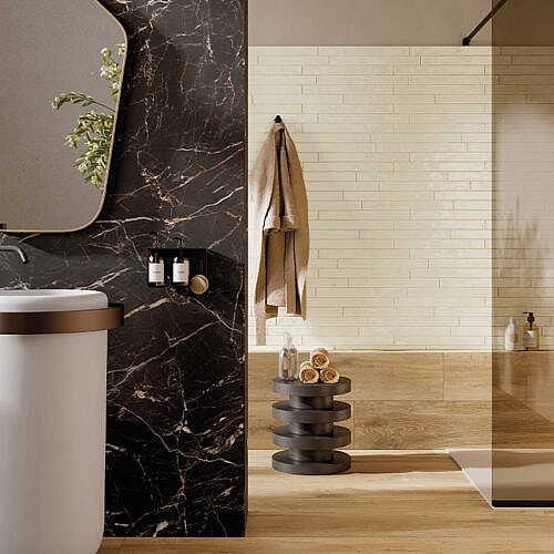 Broager Elfenben Blank 4,8x45 sildebensfliser i hvidt murstenslook