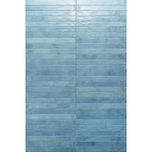 Broager Himmel Blank 4,8x45 sildebensfliser i blåt murstenslook