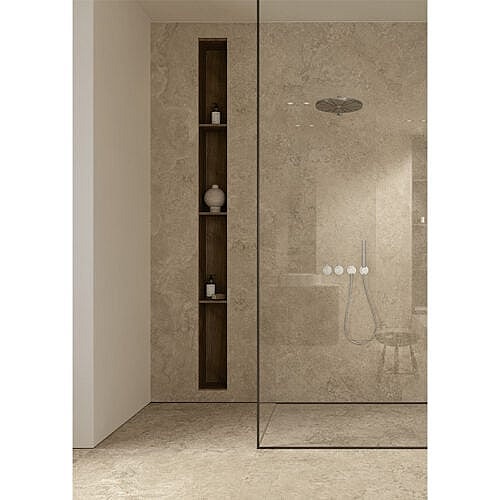 Kalksten Beige keramiske fliser i kalkstenslook