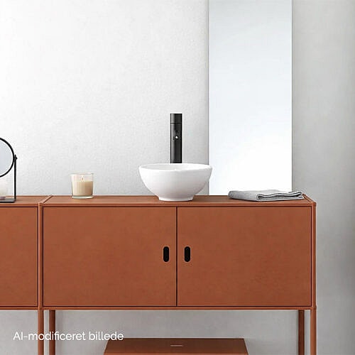 Lena Vask Hvid Ø30 – Rund bordvask i porcelæn