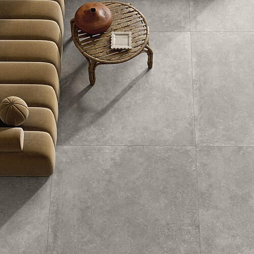 Moseløkken Grå 60x60 - keramisk flise i cementlook