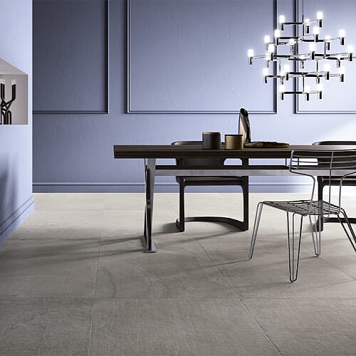 Nublia Grå Keramisk flise i cementlook