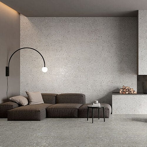 Riverstone White 30x60 – keramiske fliser i terrazzolook