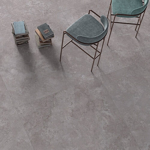 Travertin Cross Grå Mat – keramiske fliser i travertinlook