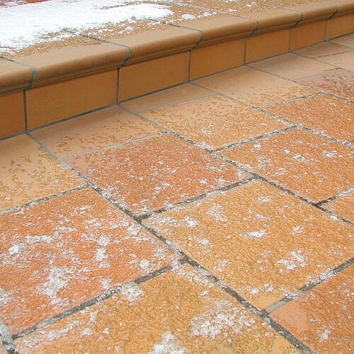 Uglaseret Gulflammet