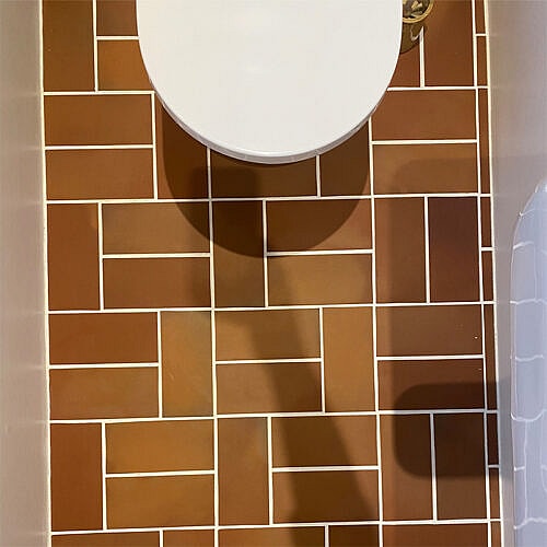 Uglaseret Rødflammet