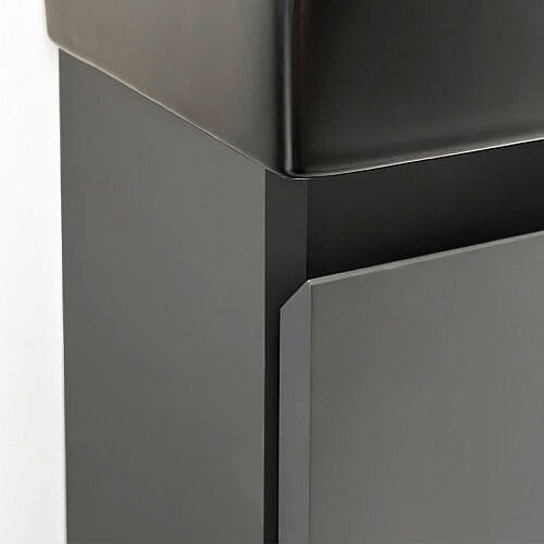 Amanda Plus antracit vaskeskab tæt på