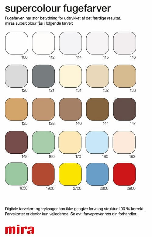 Farvekort Mira Supercolour