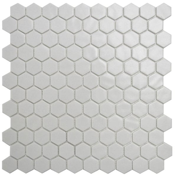Kube hvid 2,6x3 mosaikhjørnet fliser, klinker og mosaik til ...