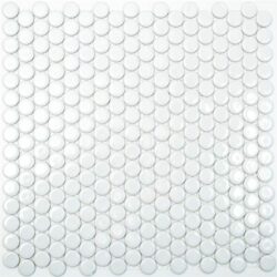 10 øres Mosaik Hvid Blank
