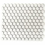 Hexagon Hvid Mat 2,3×2,6×5 1