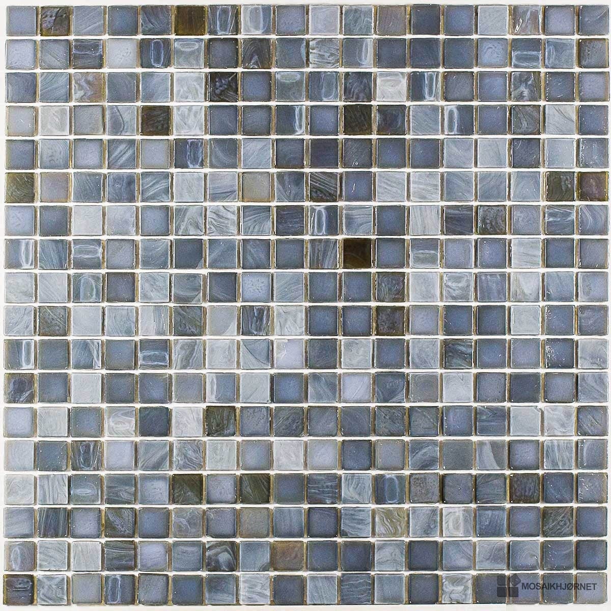 Glasmosaik Tordensky 1,5x1,5 - Mosaikhjørnet - klinker og mosaik til badeværelse og køkken