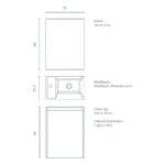 Havnefronten Hvid Blank 45x25x60 4