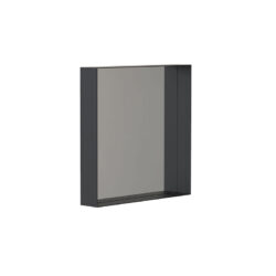 Spejl med Hylderamme 40x40 matsort