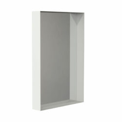 Spejl med hylderamme 60x90 mathvid