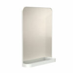 FROST spejl med hylde 80x60 hvid