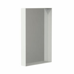 Spejl med hylderamme 40x60 mathvid