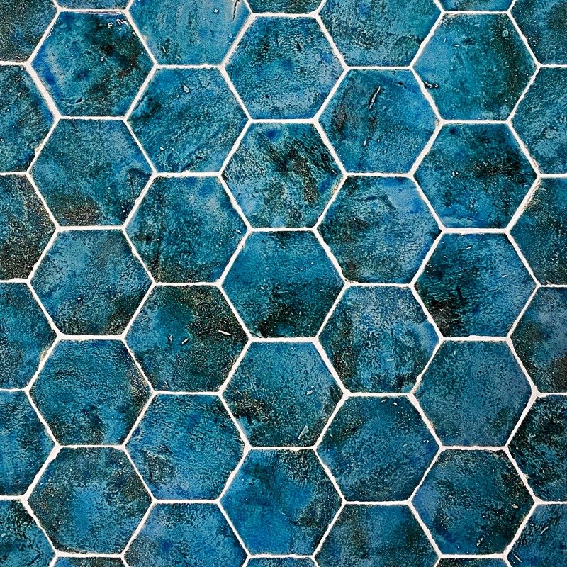 Tisvilde Blues Hexagon Blank 10x11