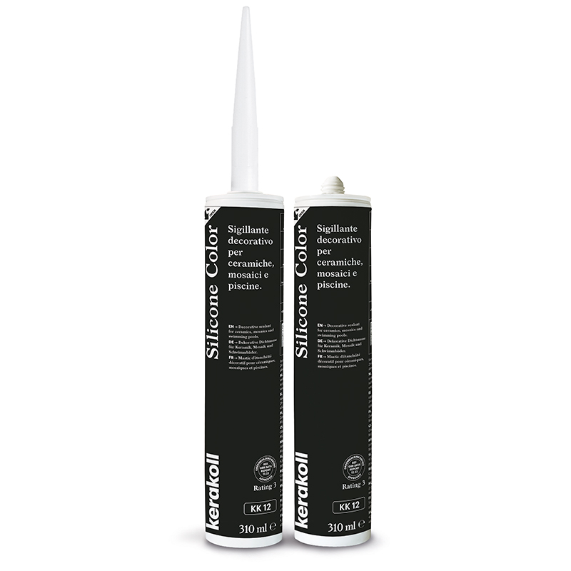 Fugabella Silicone Color KK12 - sort silikonefuge - Mosaikhjørnet